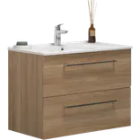 Scanbad Multo vaskeskab m/vask varm eg