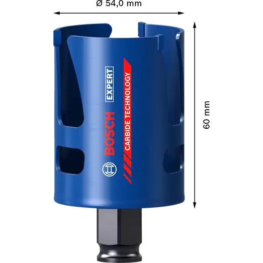 Bosch EXPERT Construction Material Power Change Plus hulsav, 54x60 mm
