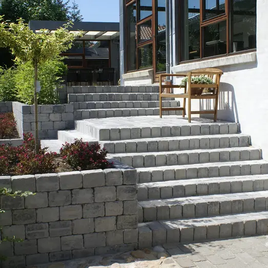 IBF Holmegaardsten kantblok gråmix