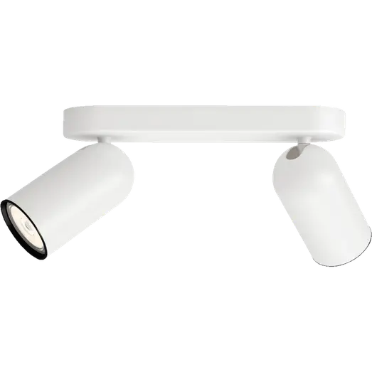 Philips Pongee spot 2x10W hvid