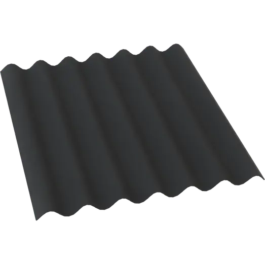 Bølgeplade B9-S Max FK sortblå 1167 x 1180 mm