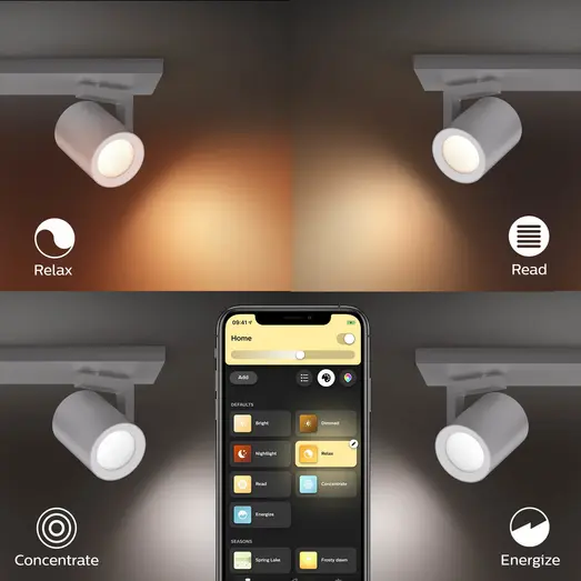 Philips Hue Argenta enkelt spot GU10 LED