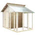 Plus redskabsrum/drivhus ubehandlet 6,6 m²