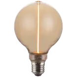 Nordlux Deco E27 G95 dash dim dekorativ pære 1800K ravfarvet