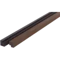 Fibrotech afslutningsliste t/Premium og Proff 22x25x3000 mm smoked oak