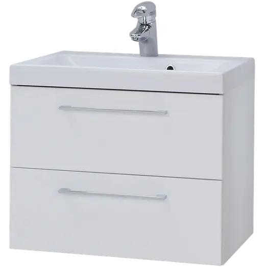 Milobad badmiljø Lena 80 cm hvid højglans