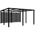 Plus Cubic Pergola 3 moduler med tokyo hegn sort