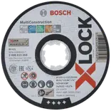 Bosch X-Lock Multi Material skæreskive lige 115x1 mm