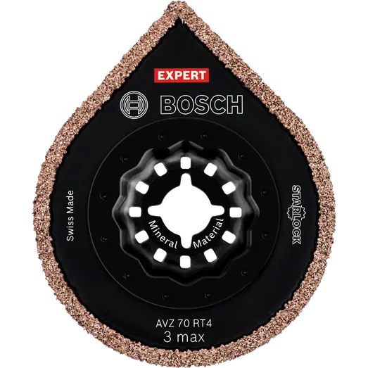 Bosch EXPERT AVZ 70 RT4 3 max fugningsplade Ø70 mm