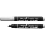 Pica classic permanent marker rund spids 1-4 mm hvid