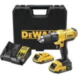 DeWALT DCD771D2-QW 18V bore-/skruemaskine 2x2.0 Ah batteri og lader