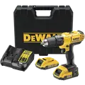 DeWALT DCD771D2-QW 18V bore-/skruemaskine 2x2.0 Ah batteri og lader