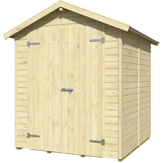 Kent redskabsskur m/saddeltag 2,89 m²