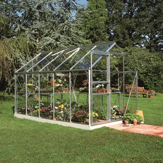 Halls Popular 106 6,2 m² alu 3 mm hærdet glas