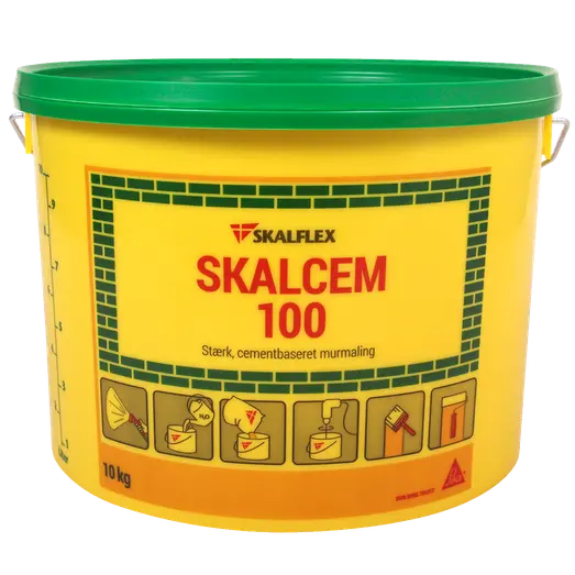 Skalcem 100 cementbaseret murmaling hvid