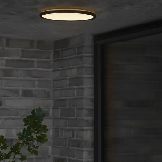Nordlux udendørs loftlampe Oja 29 Round LED sort