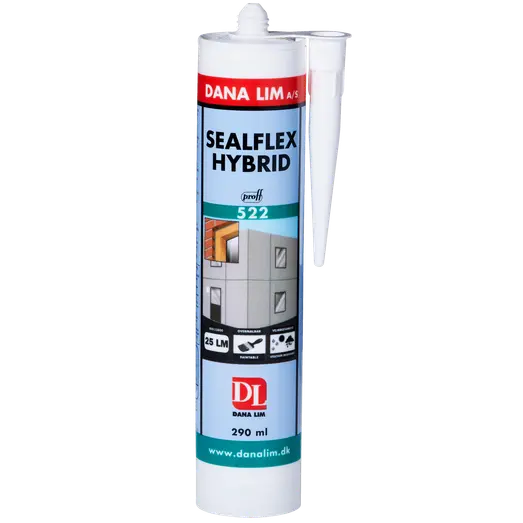 Dana Proff sealflex hybrid 522 hvid 290 ml