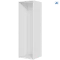 Multi-Living højskab u/hylder og front 60 cm