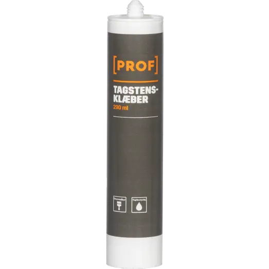 Prof tagstensklæber 290 ml sort