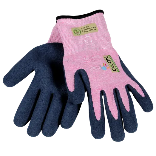 OX-ON 16000 Recycle Junior arbejdshandsker pink
