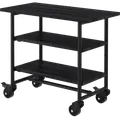 PLUS Urban Picnic plante/grillbord m/2 hylder – sort/sort stel