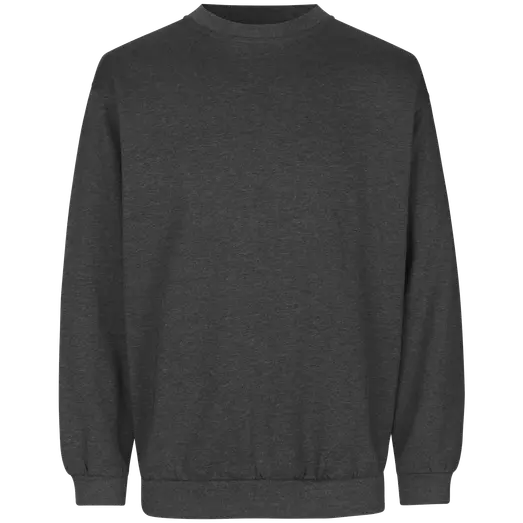 ID klassisk herre sweatshirt grafit melange