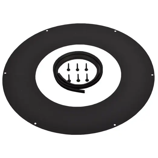 Varde loftkrave med pakning sort, 0-10°