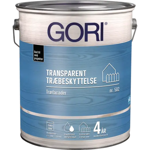 GORI 502 transparent træbeskyttelse teak