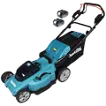 Makita DLM481PT2 plæneklipper - inkl. 2 x 5,0 Ah batteri og lader