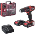 Einhell TE-CD 18/40 Li-i 18V slagboremaskine m/64 dele tilbehør - inkl. 2x2,0Ah batteri og lader