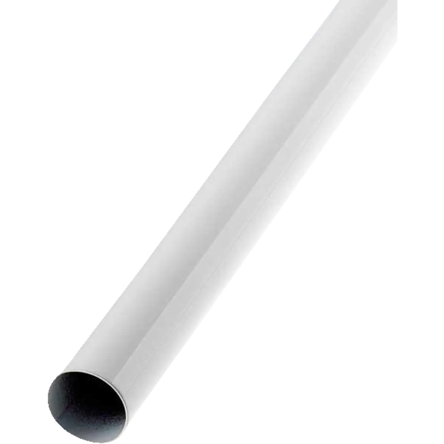 Stålrør Ø19 mm x 1,22 m hvid