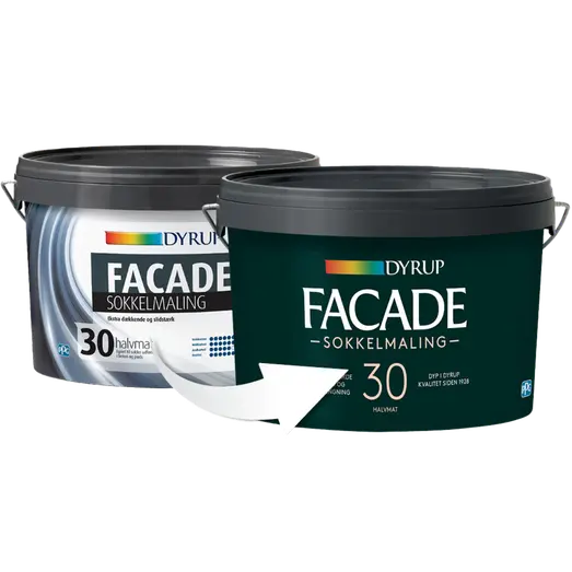 Dyrup facade sokkelmaling sort