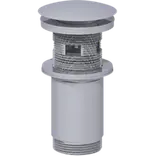 Scanbad Delta bundventil m/push-open krom