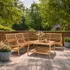 Næsby hjørnesofa teak