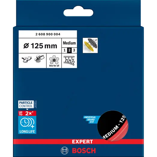 Bosch EXPERT Multihole-slibeskive Universal, 125 mm, Medium