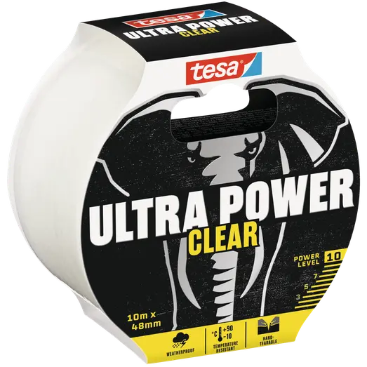 Tesa Ultra Power Clear reparationstape 48 mm transparent