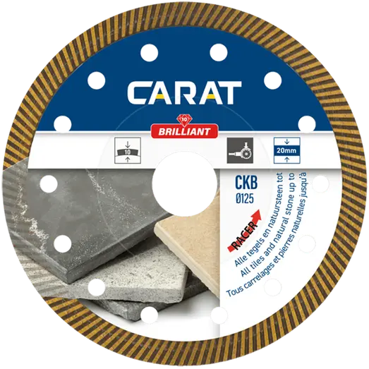 Carat CKB RACER  fliseklinge Ø115 - Ø125 mm