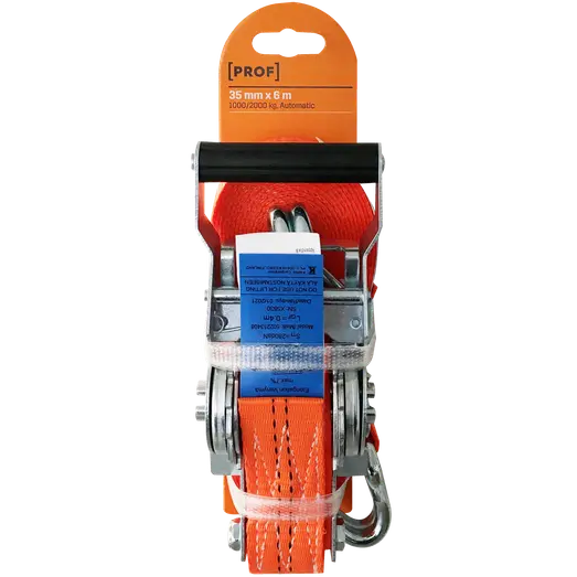 Prof lasterem m/auto-stram 35 mm x 6 m 1000/2000 kg