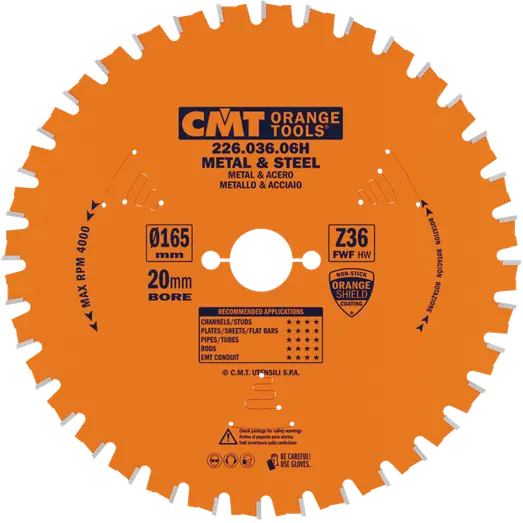 CMT savklinge 165x1,5x20 Z36