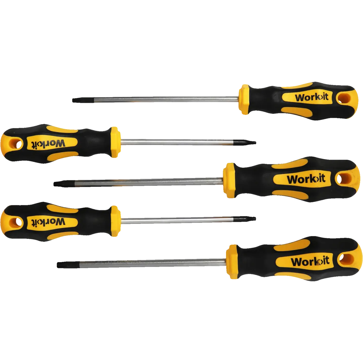 Work>it TORX skruetrækkersæt inkl. 5 dele