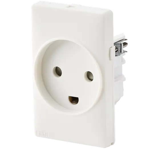 FESH SWITCH Curveline stikudtag 1,5 m/jord hvid