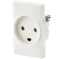 FESH SWITCH Curveline stikudtag 1,5 m/jord hvid