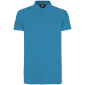 ID Stretch herre poloshirt turkis