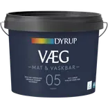 Dyrup vægmaling mat og vaskbar 5 hvid