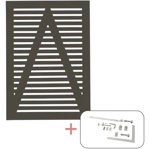 Plus Tokyo Enkeltlåge inkl. beslag  100x140 cm