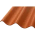 Bølgeplade B7 FK teglrød 1100 x 570 mm