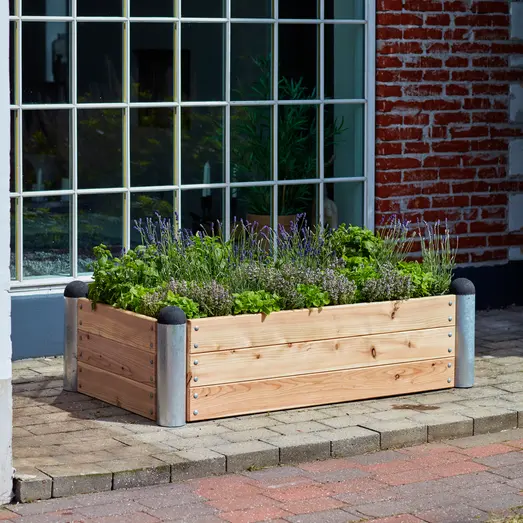 Plus PIPE højbed 80x36 cm trykimprægneret