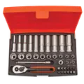 Bahco SL25L topnøglesæt 1/4" - 37 dele