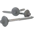 Swisspearl 100 tagskrue m/tætningsskive 6x100 mm grå 100 stk