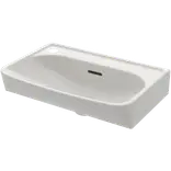 Svedbergs Skapa håndvask hvid porcelæn 45x25 cm